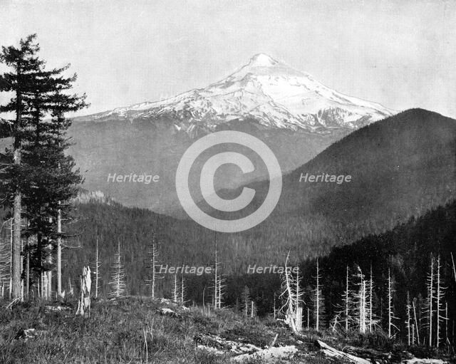 Mount Hood, Oregon, USA, 1893.Artist: John L Stoddard