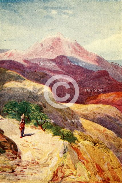 'Mount Hermon - Matt. xvii. 1, 2', c1924. Creators: James Clark, Henry A Harper.