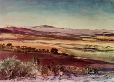 Mount Hermon from the slopes of Tabor 1902. Creator: John Fulleylove