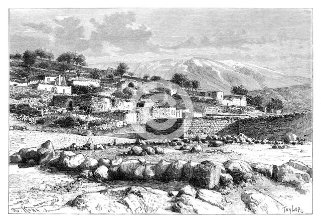 Mount Hermon, Syria, 1895.Artist: Armand Kohl
