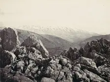 Mount Hermon, The Mount of Transfiguration, ca. 1857. Creator: Francis Frith