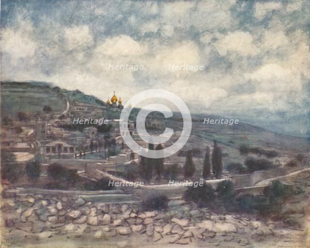 'Mount of Olives', 1903. Artist: Mortimer L Menpes.