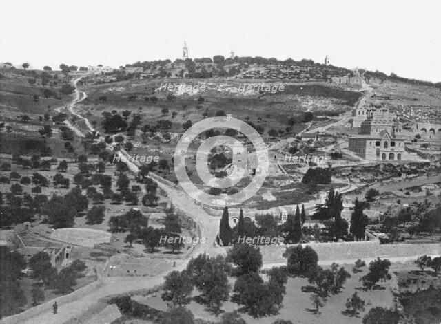 Mount of Olives, Jerusalem, Palestine, 1895. Creator: W & S Ltd.