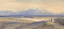 Mount Olympus from Larissa, Thessaly, Greece, 1850-85. Creator: Edward Lear