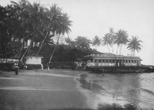 Mount Lavinia Hotel and Bathing Pavilion c1890, (1910). Artist: Alfred William Amandus Plate