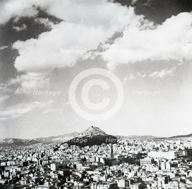 Mount Lycabettus, Athens, Greece, c1955. Creator: Arthur Charles Kirby Ware.