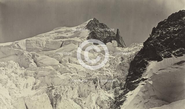 Mount Maudit, Savoy, 1860. Creator: Auguste-Rosalie Bisson (French, 1826-1900), and ; Louis-Auguste Bisson (French, 1814-1876).