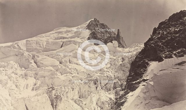 Mount Maudit, Savoy, 1860. Creator: Auguste-Rosalie Bisson (French, 1826-1900), and ; Louis-Auguste Bisson (French, 1814-1876).