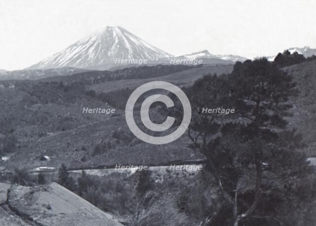 Mount Ngauruhoe, late 19th-early 20th century.  Creator: Unknown.