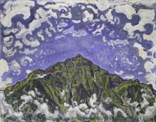 Mount Niesen seen from Heustrich, 1910. Creator: Hodler, Ferdinand (1853-1918)