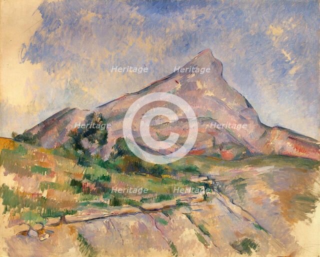 Mount Sainte-Victoire, 1897-1898. Artist: Cézanne, Paul (1839-1906)