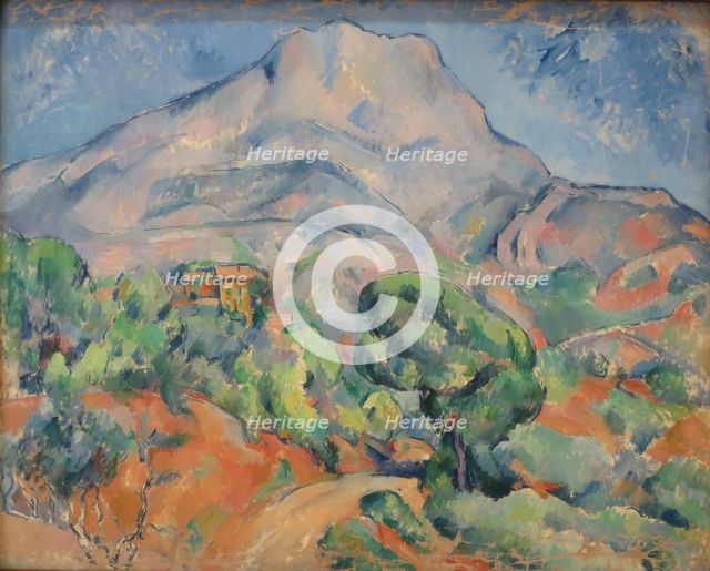 Mount Sainte-Victoire, 1900. Creator: Paul Cezanne.