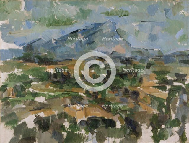 Mount Sainte-Victoire, 1902-1905. Creator: Cézanne, Paul (1839-1906).