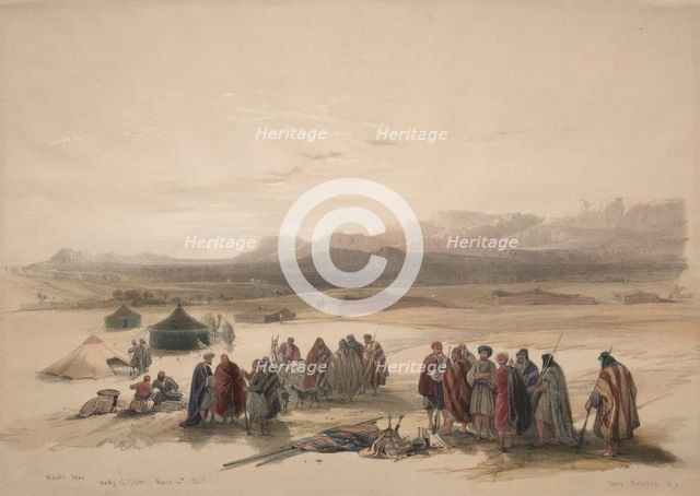 Mount Seir Wady el Chor, 1839. Creator: David Roberts (British, 1796-1864).