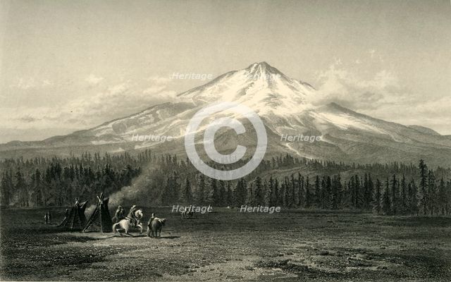 'Mount Shasta', 1872.  Creator: Edward Paxman Brandard.