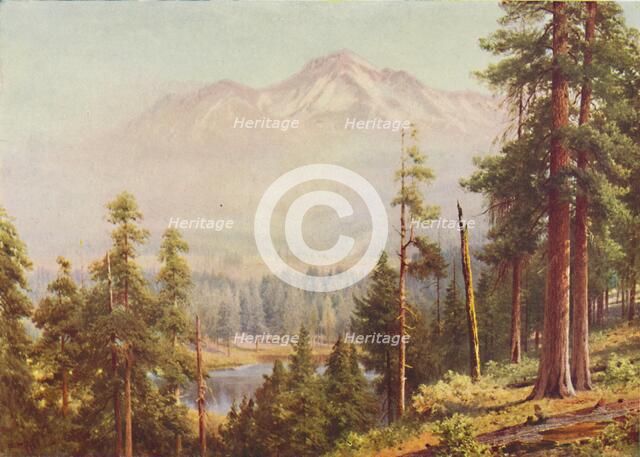 'Mount Shasta', 1916. Artist: Harold Sutton Palmer.