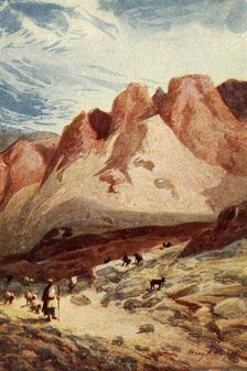 Mount Sinai - Acts vii 38 c1924. Creators: James Clark, Henry A Harper