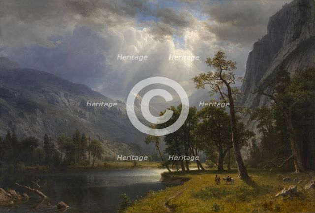Mount Starr King, Yosemite, 1866. Creator: Albert Bierstadt (American, 1830-1902).