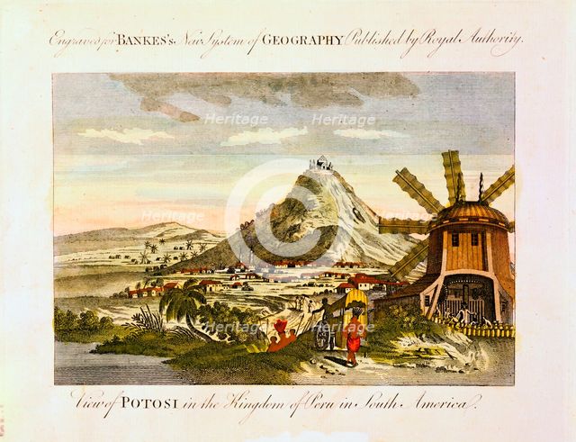 Mount Potosi, Bolivia, c1788.  Creator: Anon.