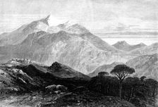 Mount Pentelicus, from the height above Marathon, near the haunt of the Greek brigands, 1870. Creator: Unknown