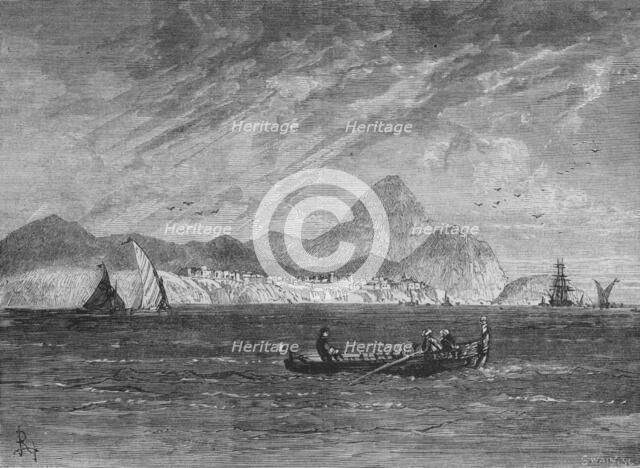 'Mount Pernathia and New Navarino', c1880. Artist: Unknown.