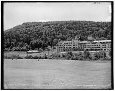 Mount Pleasant golf links, tee no. 1 from tee no. 2, between 1890 and 1901. Creator: Unknown