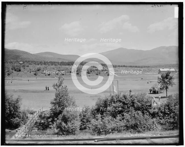 Mount Pleasant golf links from tee no. 1, between 1890 and 1901. Creator: Unknown.