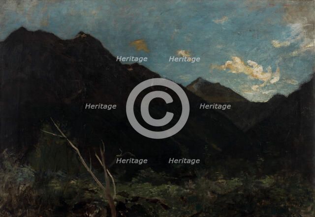 Mount Rolleston,  c1893. Creator: Petrus van der Velden.