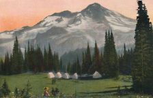 Mount Rainier from Indian Henry's c1916. Artist: Asahel Curtis