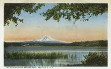 Mount Rainier from Seward Park, Seattle, Washington, USA, 1916