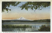 Mount Rainier from Seward Park, Seattle, Washington, USA, 1916