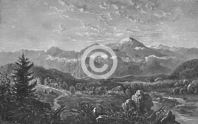 'Mount Washington and the White Hills', 1883. Artist: Unknown.
