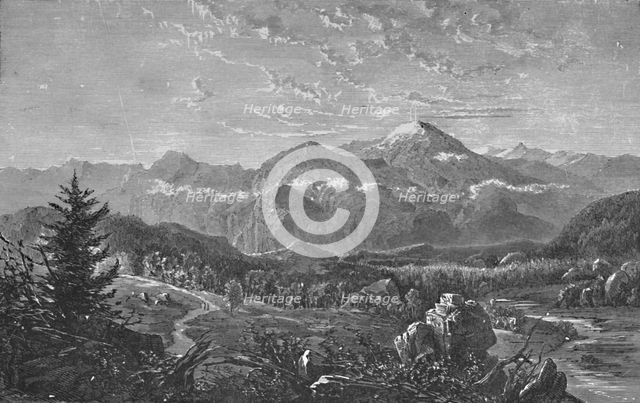 'Mount Washington and the White Hills', 1883. Artist: Unknown.