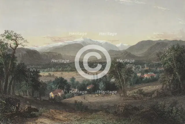 Mount Washington from the Valley of Conway, 1851. Creator: James Smillie.