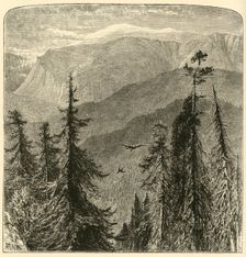 Mount Washington, from top of Thompson's Falls, Pinkham Pass 1872. Creator: Harry Fenn