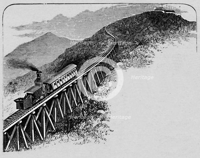'Mount Washington Railway', 1883. Artist: Unknown.