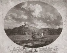Mount Wise Fort, Plymouth Dock. 1780. Artist: Benjamin Thomas Pouncy