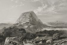Mount Tabor, Lower Galilee, 1840. Creator: Émile Rouargue