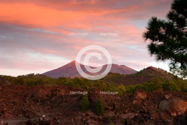 Mount Teide, volcano on Tenerife, Canary Islands, 2007. Creator: Peter Thompson.
