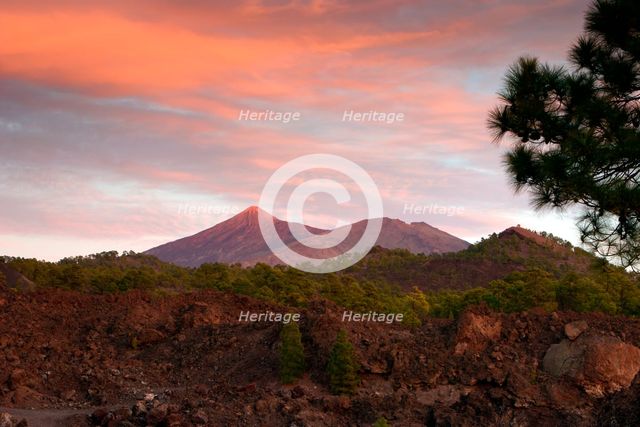 Mount Teide, volcano on Tenerife, Canary Islands, 2007. Creator: Peter Thompson.