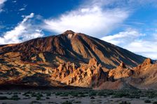 Mount Teide volcano, Parque Nacional del Teide, Tenerife, Canary Islands, 2007. Creator: Peter Thompson