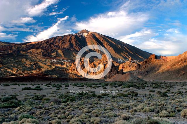 Mount Teide volcano, Parque Nacional del Teide, Tenerife, Canary Islands, 2007. Creator: Peter Thompson.