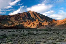 Mount Teide volcano, Parque Nacional del Teide, Tenerife, Canary Islands, 2007. Creator: Peter Thompson