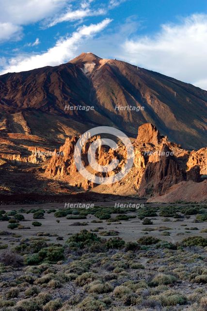Mount Teide volcano, Parque Nacional del Teide, Tenerife, Canary Islands, 2007. Creator: Peter Thompson.