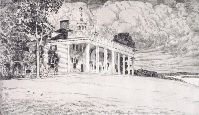 Mount Vernon, 1932. Creator: Frederick Childe Hassam.