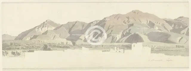 Mount Vesuvius, with Torre Annunziata (?), c.1811. Creator: Josephus Augustus Knip.
