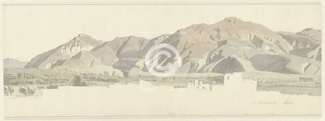 Mount Vesuvius, with Torre Annunziata (?), c.1811. Creator: Josephus Augustus Knip.