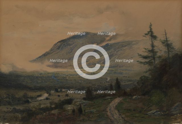 Mountain and Valley, 1893. Creator: James Henry Moser.
