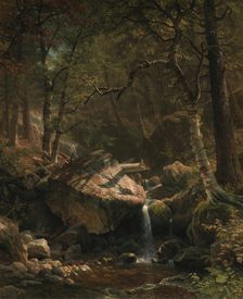 Mountain Brook, 1863. Creator: Albert Bierstadt