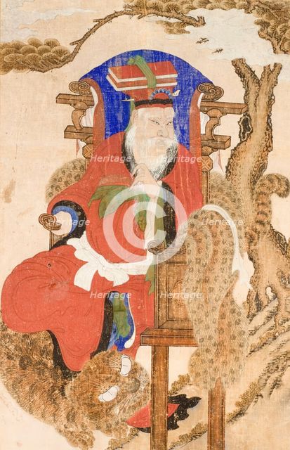 Mountain God (Sansin) (image 1 of 4), 19th century. Creator: Anon.